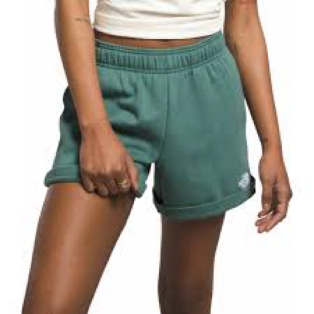 The North Face Evolution Shorts Women’s Small Dark Sage Green Sweatshorts 5.5